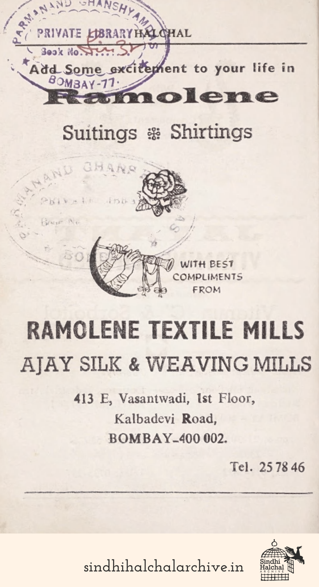 Image of AD Ramolene Suitings & Shirtings